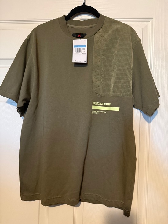 Jordan Other - Jordan 23 Engineered Olive Green Short Sleeve Tee